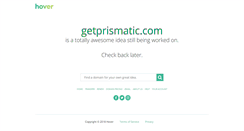 Desktop Screenshot of getprismatic.com